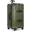 image:imageTravelers Choice Maxporter II Polycarbonate Hardside Trunk with Spinner Wheels Green 28Inch Medium TrunkDark Green