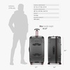 image:imageTravelers Choice Maxporter II Polycarbonate Hardside Trunk with Spinner Wheels Green 28Inch Medium TrunkGray