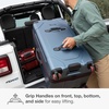 image:imageTravelers Choice Maxporter II Polycarbonate Hardside Trunk with Spinner Wheels Green 28Inch Medium TrunkNavy