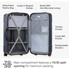 image:imageTravelers Choice Maxporter II Polycarbonate Hardside Trunk with Spinner Wheels Green 28Inch Medium TrunkNavy