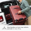 image:imageTravelers Choice Maxporter II Polycarbonate Hardside Trunk with Spinner Wheels Green 28Inch Medium TrunkRed