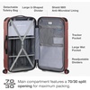 image:imageTravelers Choice Maxporter II Polycarbonate Hardside Trunk with Spinner Wheels Green 28Inch Medium TrunkRed