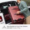 image:imageTravelers Choice Maxporter II Polycarbonate Hardside Trunk with Spinner Wheels Green 28Inch Medium TrunkRed