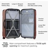 image:imageTravelers Choice Maxporter II Polycarbonate Hardside Trunk with Spinner Wheels Green 28Inch Medium TrunkRed