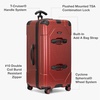 image:imageTravelers Choice Maxporter II Polycarbonate Hardside Trunk with Spinner Wheels Green 28Inch Medium TrunkRed