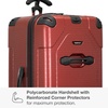 image:imageTravelers Choice Maxporter II Polycarbonate Hardside Trunk with Spinner Wheels Green 28Inch Medium TrunkRed