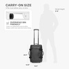 image:imageTravelers Choice Softside Upright Wheeled Duffel BagBlack