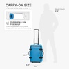 image:imageTravelers Choice Softside Upright Wheeled Duffel BagBlue