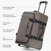 image:imageTravelers Choice Softside Upright Wheeled Duffel BagDark Brown