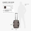 image:imageTravelers Choice Softside Upright Wheeled Duffel BagDark Brown