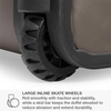 image:imageTravelers Choice Softside Upright Wheeled Duffel BagDark Brown