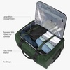 image:imageTravelers Choice Softside Upright Wheeled Duffel BagDark Green