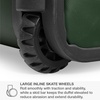 image:imageTravelers Choice Softside Upright Wheeled Duffel BagDark Green