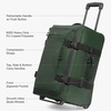 image:imageTravelers Choice Softside Upright Wheeled Duffel BagDark Green