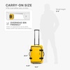 image:imageTravelers Choice Softside Upright Wheeled Duffel BagYellow